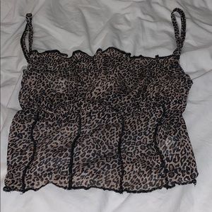 Cheetah Print Tank Top
